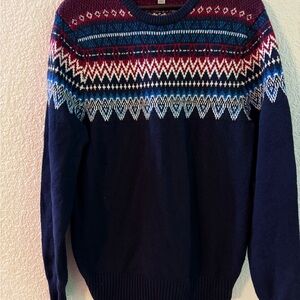Goodfellow & Co Multicolor Fair Isle Crewneck Sweater